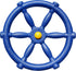 Jungle Gym Kingdom Pirate Ship Wheel for Kids - Toy Steering Wheel for Treehouse, Playhouse, Swing Set