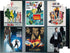 Top Puzzles James Bond Actor Debut - 1000 Piece Jigsaw Puzzle Game featuring 6 Classic Movie Posters