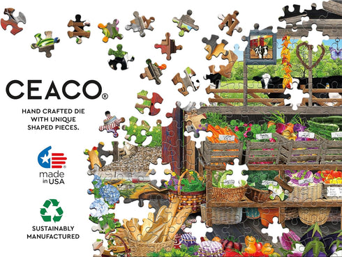 Ceaco - Tracy Flickinger - Country Market - 500 Piece Jigsaw Puzzle