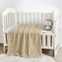 Cozy 30"x40" Yurhap Fleece Baby Blanket Heart Checkered, Ultra Soft Baby Blankets for Boys Girls, Fluffy Infant Toddler
