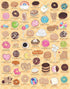 Ridley's Donut Lover's 1,000-Piece Jigsaw Puzzle Donut Puzzle with Fun and Bright