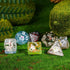 Cusdie 7-Die DND Dice | Polyhedral Dice Set Filled with Animal for Dungeons and Dragons