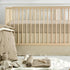 Set 100% Levtex Baby - Cloud Muslin Sheet Crib Fitted Sheet - Fits Standard Crib and Toddler Mattress - Solid - Cocoa
