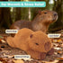 15 inch Onsoyours Original Capybara Microwavable Stuffed Animal, Heatable Capybara Plush for Warmth & Comfort - Soft