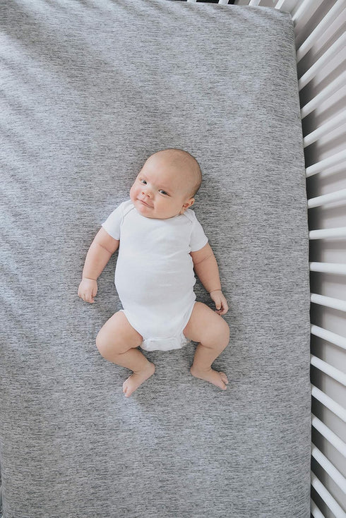 Copper Pearl Premium Knit Crib Sheets for Boys and Girls - Breathable and Soft, Fitted Sheets for Standard Baby