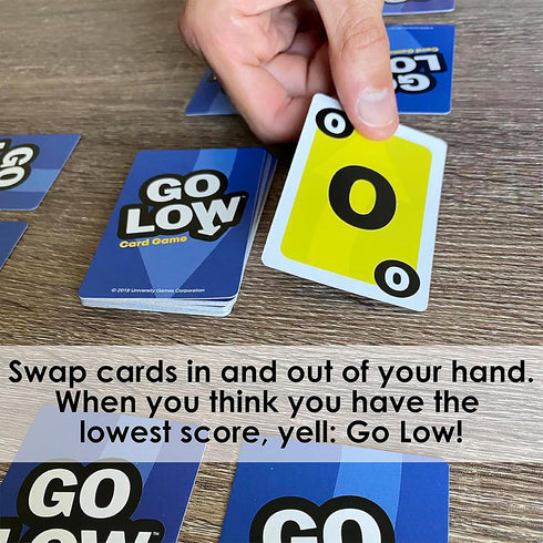 University Games Go Low Card Game, Small