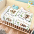Novusopt Monogrammed Sloth Blanket Baby Blanket with Name Personalized Sloth Receiving Blankets Girl Baby Boy Blankets