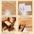 MPIUET 3D 3D Wooden Puzzles for Adults Log Cabin DIY Wood Miniature House Building Model Kits for Teens Little House