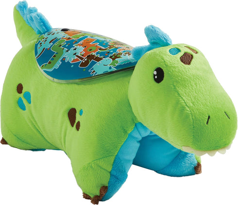 Pillow Pets Sleeptime Lites Green Dinosaur | Stuffed Animal Plush Night Light