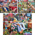 Set 500 Bits and Pieces Value of Three Jigsaw Puzzles for Adults Desserts, Farm Animals & Quilting Festival by Larry