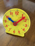 Learning Clock for Kids, Student Learning Clocks Teaching Time 12/24 Hours Geared Clock for 4+ Years