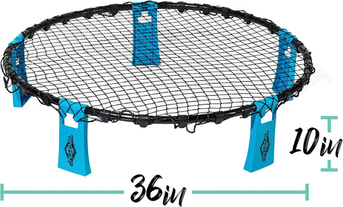 Franklin Sports Spyderball Game Set - Includes 3 Balls, Carrying Case, and Rules for Outdoors, Indoors, Yard, Lawn,