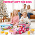 2.4GHz 3 4 5 6 7+ Funwee RC Farm Tractor Toy w/Light & Music, Kid Truck Toy w/Front Loader & Farm Animal, RC Tractor