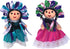 ALKIMIA INC Mexican Handmade Traditional Rag Dolls - 2 Pack, 7 inches, Pink & Blue