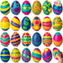 JOYIN 24 PCS Easter Eggs Colorful and Squishy Toy, Slow Rising Stress