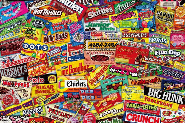 Ingooood Jigsaw Puzzle - Collector Series - Crazy Candy - 1000 Pieces for Adults, Wooden Toys, Graduation Gift