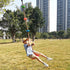 Tree Climbing Rope and Kids Disc Swing Seat Set for Outdoor Backyard Playground Accessories
