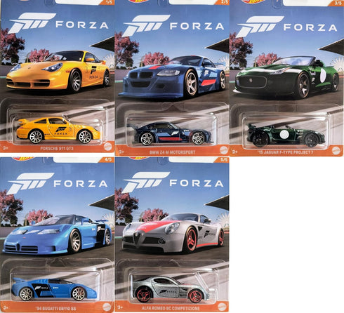 Hot Wheels Forza 1:64 Scale Multi Car Bundle Set