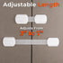 10-Pack Baby Proofing Cabinet Locks, Childproof Locks for Cabinets, Drawers, Refrigerator, Toilet Seat