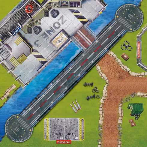 47 Pieces Military Base Set, Army Men Playset with Vehicles and Accessories for Kids