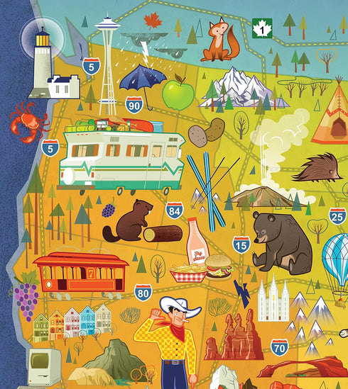 1000 Piece Puzzle (American Road Trip)