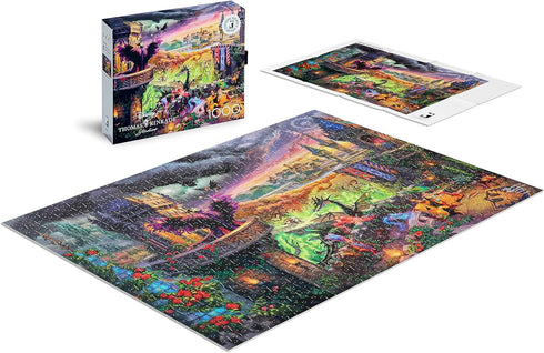 Ceaco - Silver Select - TK Disney - Maleficent - 1000 Piece Jigsaw Puzzle for Adults