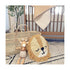12" 12" Crane Baby Pillow, Decorative Round Animal Pillow for Nursery and Toddler Rooms, Lion, x