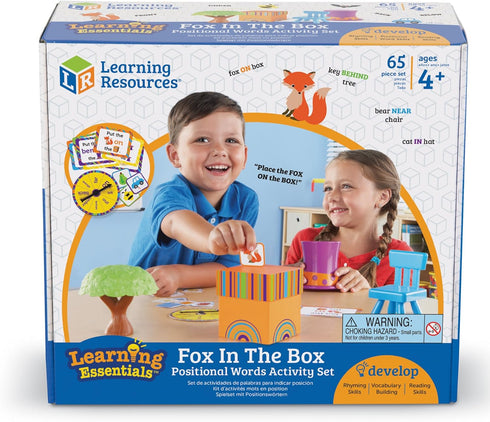 Set Learning Resources Fox in The Box Position Word Activity - Kids Board Spelling Educational Games, Vocabulary