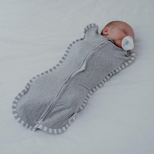 Comfy Cubs Easy Zipper Wrap Swaddle Blanket and Fitted Crib Sheet Bundle