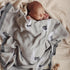 100% Cozy Knit Baby Swaddle Blanket - Luxury Cotton Soft Receiving Swaddle Crib Stroller Blanket for Shower Gift