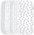 Baby Burp Cloths - Double Layered 100% Cotton and Polyester Fleece Extra Absorbent for Boys and Girls
