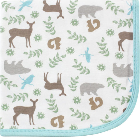 Touched by Nature Unisex BabyOrganic Cotton Swaddle, Receiving and Multi-purpose Blanket