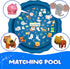 Mold Free Bath Toys for Babies and Toddlers, No Hole Animal Bath Toys, BPA-Free, Dishwasher-Safe, for 0-18 Months