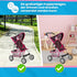 2+ 22.05-Inch KP0280G Baby Doll Stroller | Pram for Girls | Umbrella Stroller for Kids - Lightweight Play Carriage