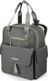 Dabney Lee Baby Harbour Expansion Backpack Diaper Bag, Grey