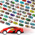 Jenaai 200 Pcs Mini Pull Back Cars, Bulk Toy Cars for Boys and Girls, Christmas Party Favor Gift