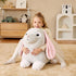EARTHSOUND Giant Rabbit Stuffed Animal Plush Toy - Large Realistic Bunny Jumbo Soft Toy, Cute Huge Plushy Gift