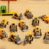 36 Set Set) Sosation Pcs Construction Party Favors Engineering Trucks Small Digger Truck Toys Pull Back Vehicles Mini