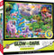 MasterPieces 500 Piece Glow in The Dark Jigsaw Puzzle - Magical Unicorns Retreat - 15"x21"