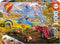 Educa Hot Air Balloon Valley 3000 Piece Jigsaw Puzzle | Puzzle Glue Included | Completed Size 47.24"x 37.79" | Ages 14+
