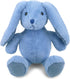 DolliBu Baby Blue Rabbit Plush - Super Soft Bunny Stuffed Animal, Cute Farm Life Gift for Baby, Kids, Adults - 8 Inches