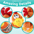 13" Cuteoy Squawking Chicken Musical Stuffed Animal Plushies Walking Singing Waving Rooster Electronic Interactive