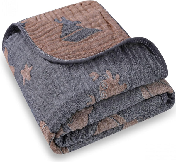 Ultra Soft Muslin Baby Blanket, A Versatile Swaddle and Crib for Babies,