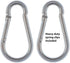 18" Trapeze Swing Bar Rings with 48" Heavy Duty Chain & Carabiners (Green)