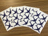 Melissalove 24pcs/Set Airplane Wall Pattern Decals for Kids Room, Dark Blue DIY Wall Decor Stickers