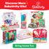 Set BAKETIVITY No-Bake Dessert Pizza Kids Baking Kit & STEAM Lesson | STEAM Focused Kids Pizza Party Baking | No-Bake