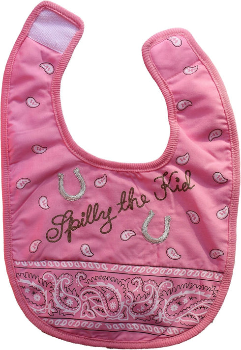 Western Bandana Spilly The Kid Infant Baby Bib