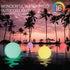 LED Beach Ball with Remote Control, 16 Colors Lights and 4 Light Modes, Pool Toys for Outdoor Beach Party Games
