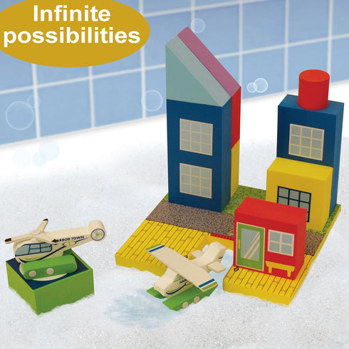 Set BathBlocks Floating Airport in Gift Box