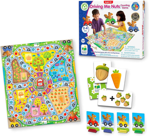 Learning Journey International Play It! Driving Me Nuts - Preschool Games & Gifts for Boys & Girls Ages 3+, Multicolor